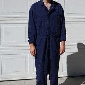 Navy Blue Mens Work JUMPSUIT